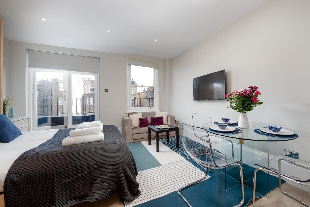 Capital Sloane Street Studio With Balcony London Exterior foto